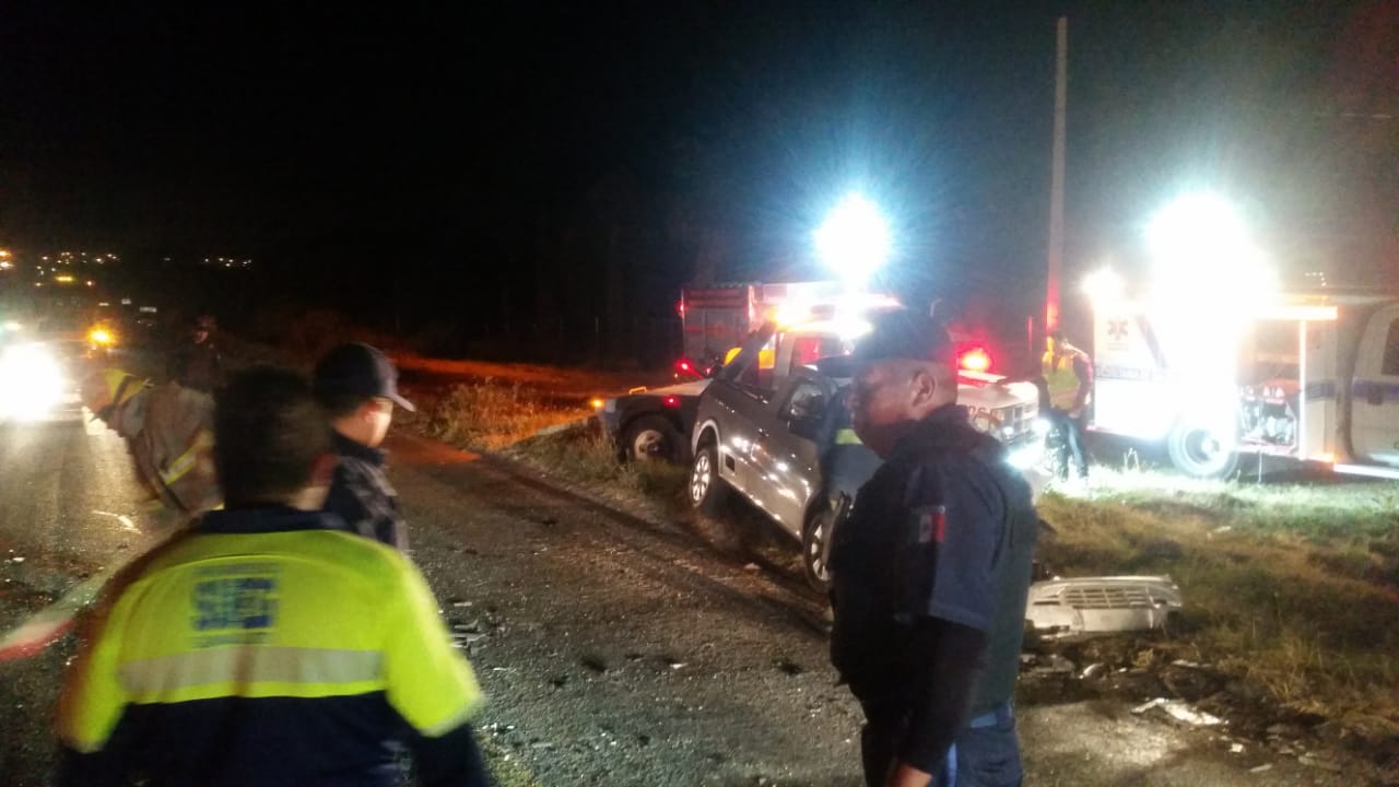 Ebrio choca a familia, cuatro lesionados