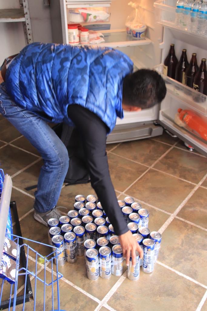 Decomisan cervezas y pirotecnia en comunidades