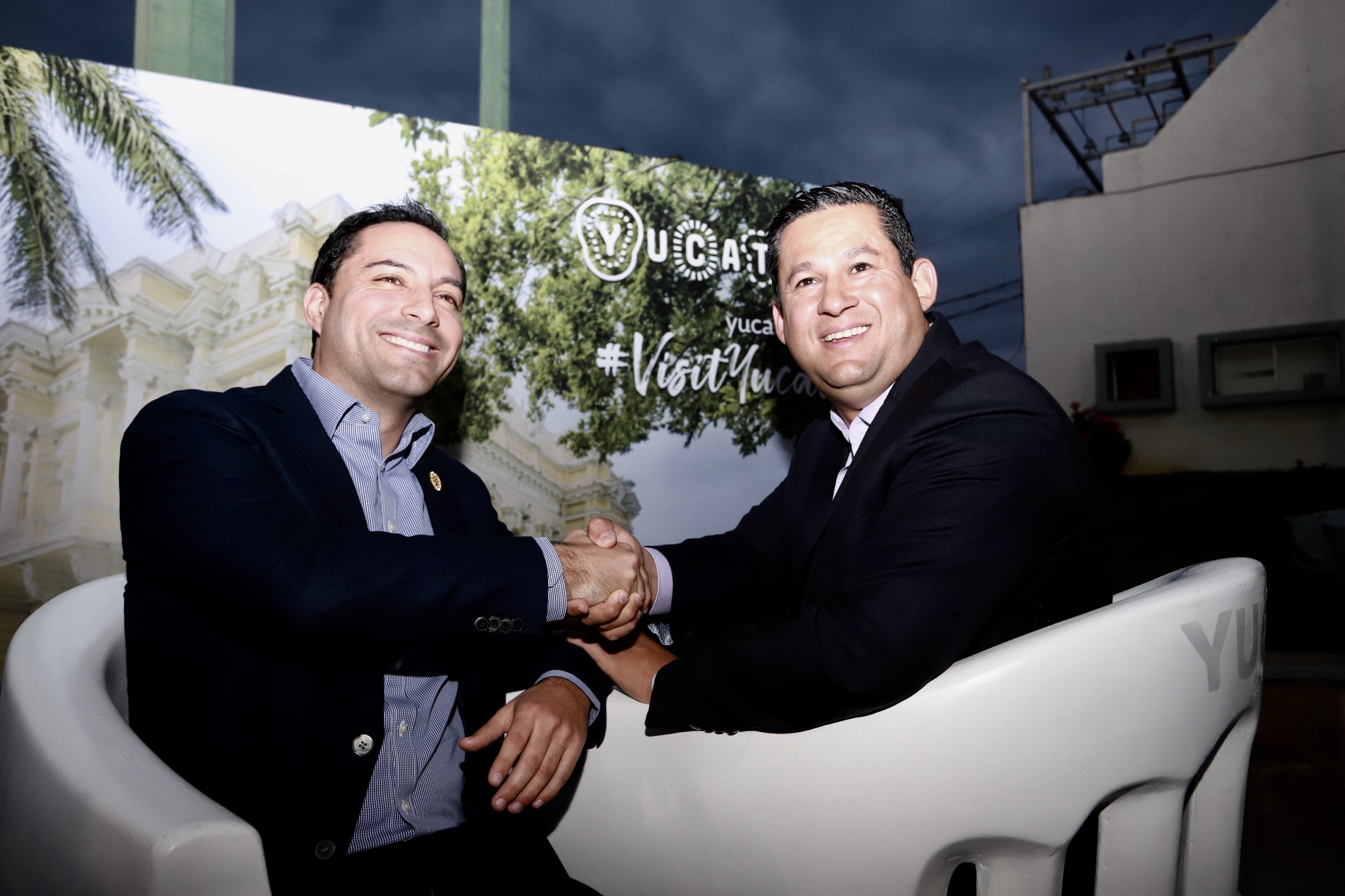 Gobernadores de Guanajuato y Yucatán  colaborarán en turismo