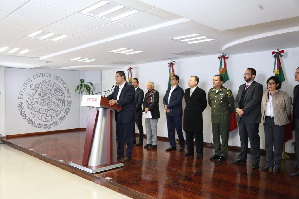 Se reúnen gobernadores con secretaría de gobierno federal