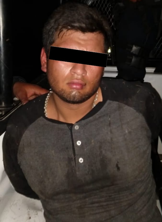 Detienen a presunto implicado en agresión con arma de fuego