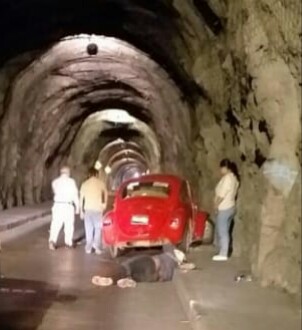 Atropellan a hombre adentro de túnel