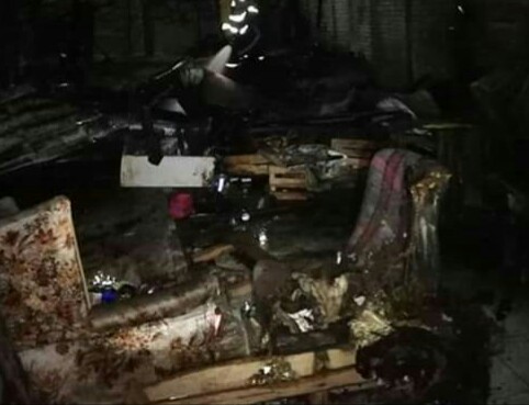 Resulta hombre herido en incendio de casa