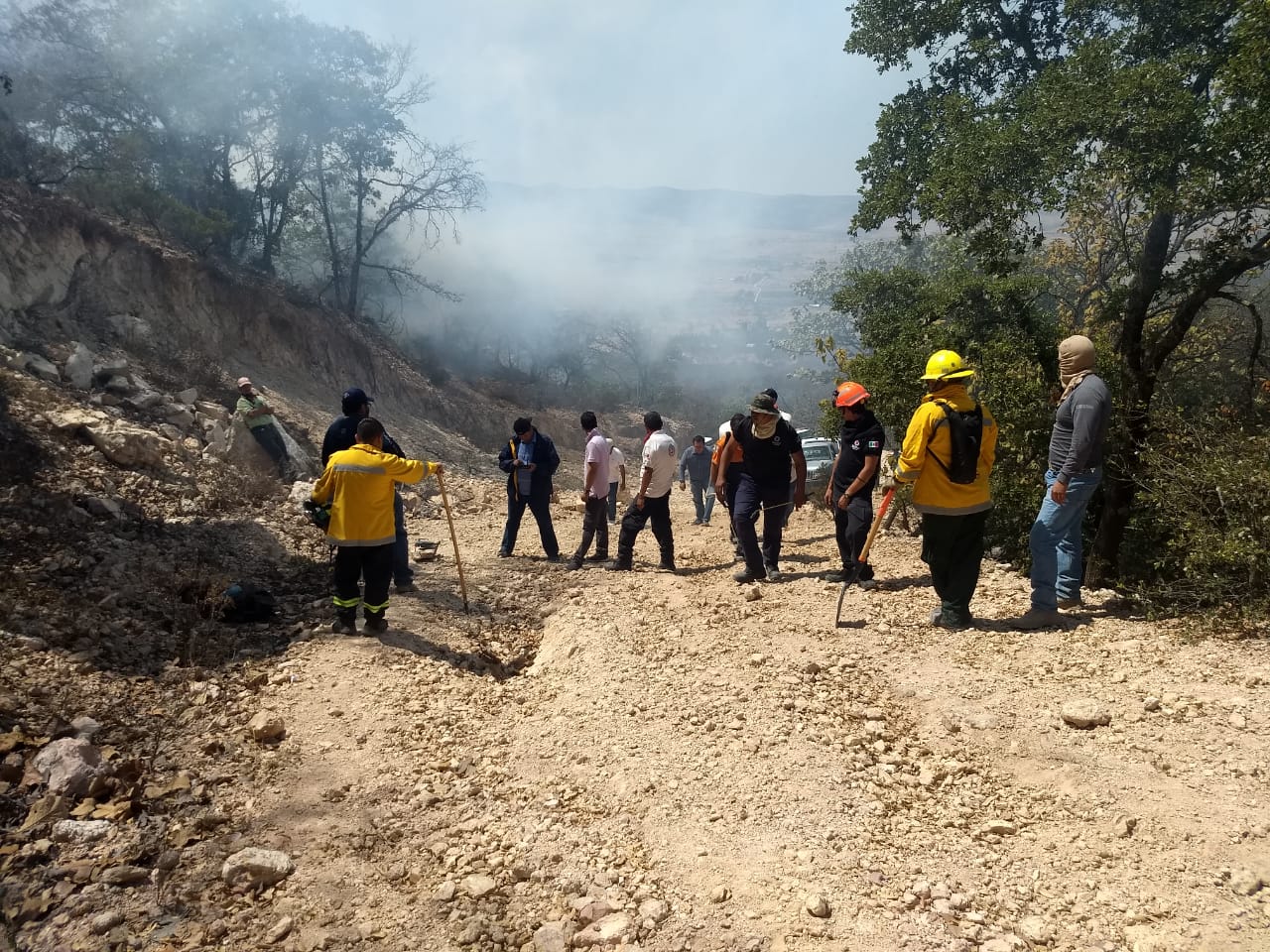 Registran tres incendios en la capital el mismo día
