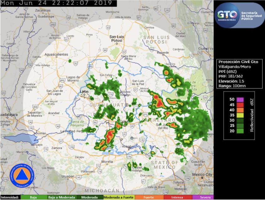Emite CONAPRED alerta por lluvias en la entidad