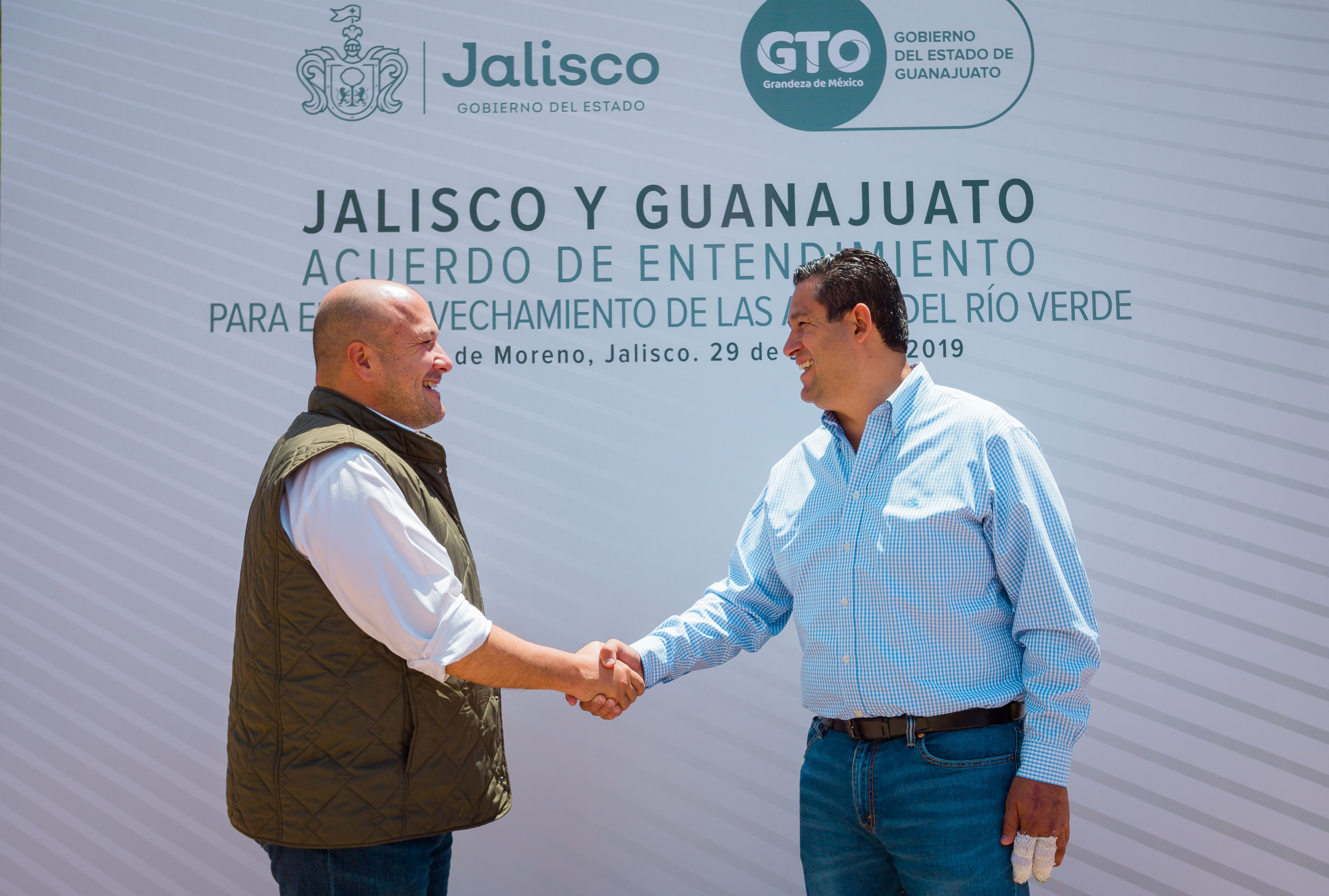 Guanajuato y Jalisco firman pacto de aguas del Río Verde