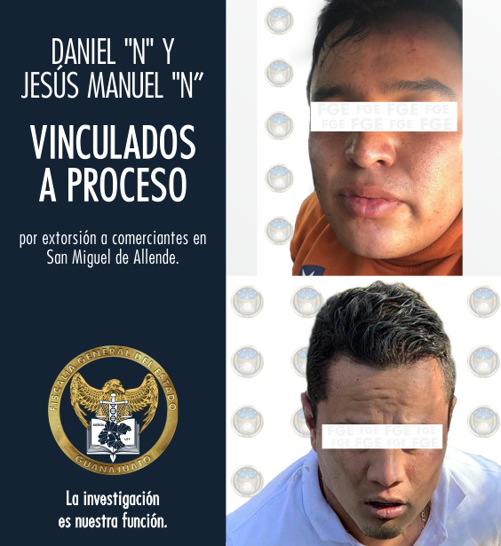 Extorsionadores tianguistas de SMA son detenidos
