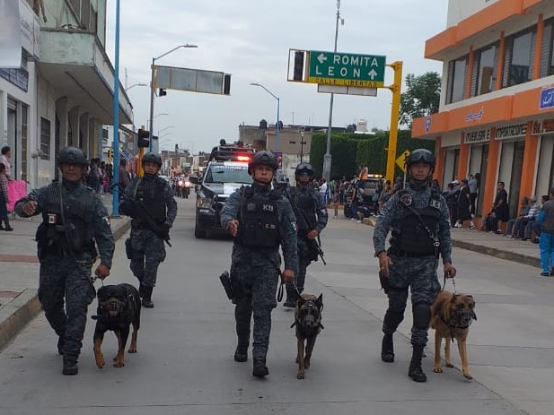 Refuerza grupo canino patrullajes en la zona rural