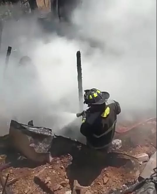 Muere hombre calcinado