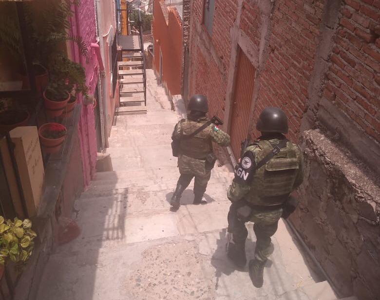 Despliega operativo la Guardia Nacional en la capital