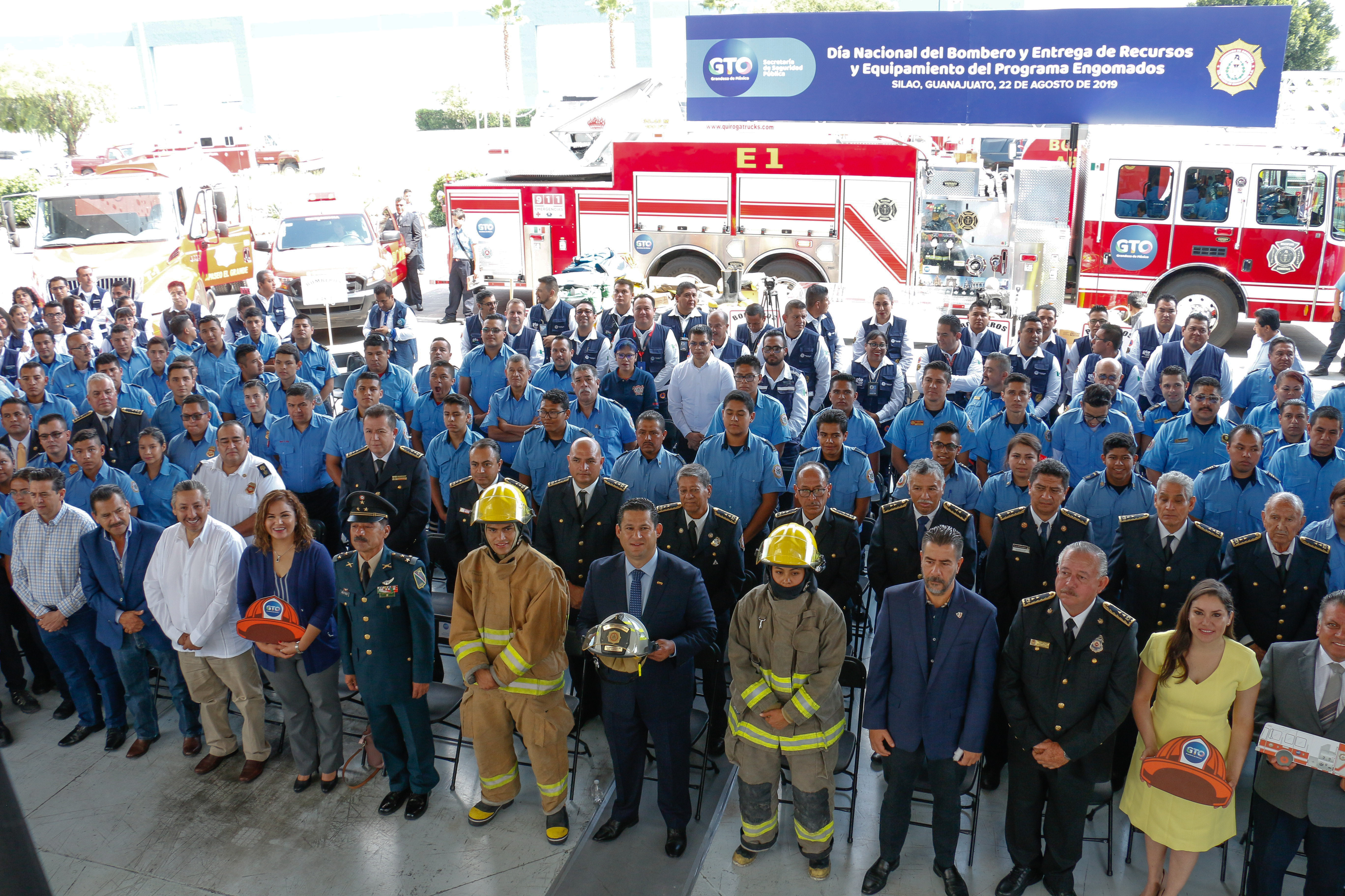 Reconocen a los bomberos de Guanajuato