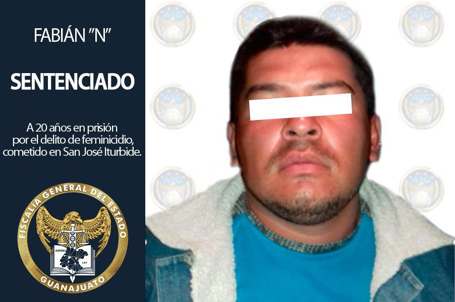 Feminicida pasará 20 años en prisión