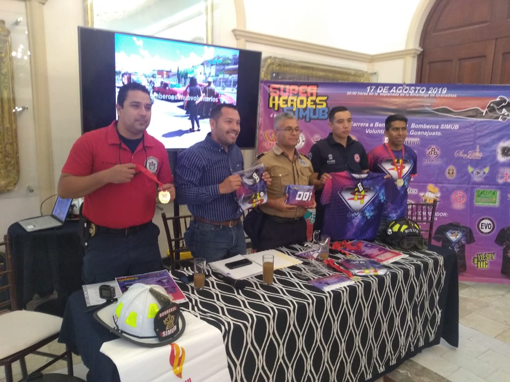 Bomberos organizan carrera para recaudar fondos