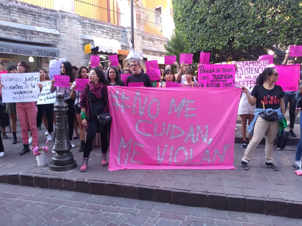 Se manifiestan contra violencia machista