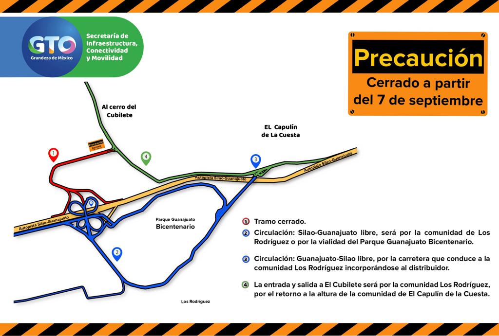 Cierran acceso al Cristo Rey por obras de libramiento