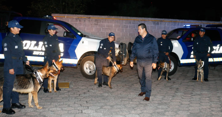 Recibe Gobernador de Guanajuato Unidad Canina K-9