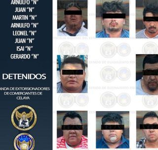 Desarticulan a banda extorsionadora de Celaya
