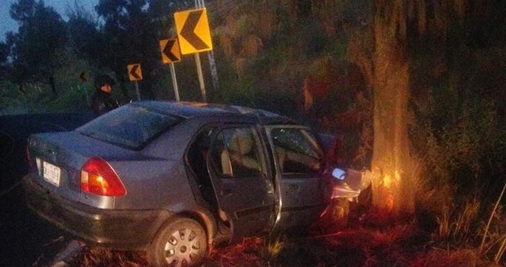 Tres heridos en accidente vehicular en la libre Guanajuato-Silao