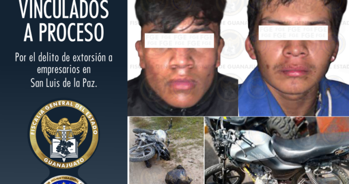 Caen más extorsionadores