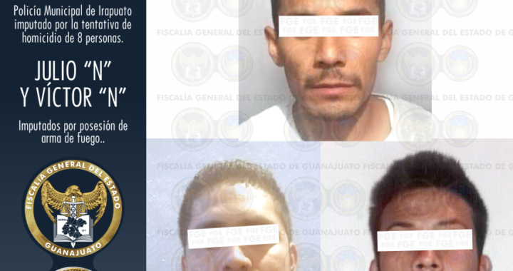Detienen a 3, uno de ellos policía; por homicidio de 8 personas