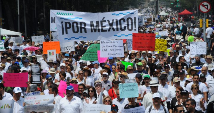 Marchas contra AMLO fueron pacificas: Ayala Torres