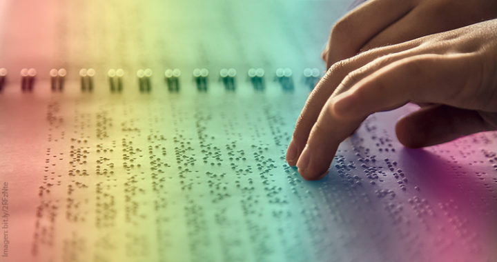 Crea universitaria libro en braille para identificar colores*