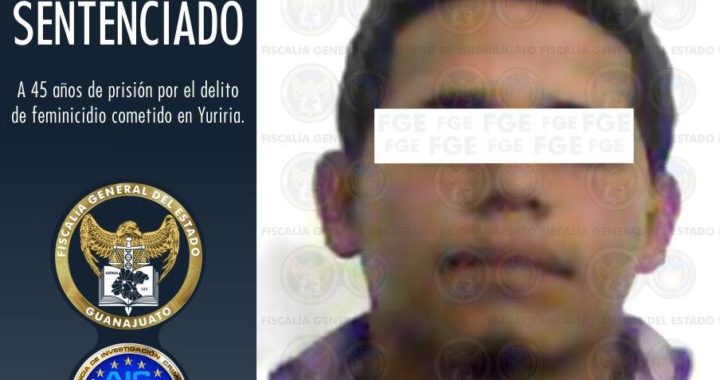 Jesús pasará 45 años de prisión  por el feminicidio de María