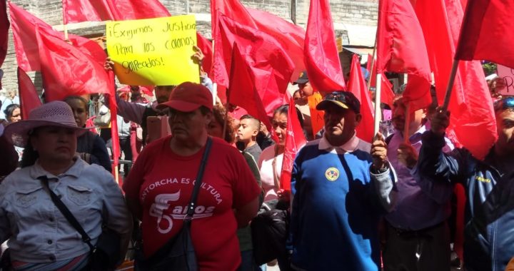 Acusan antorchistas de la Venada ser golpeados