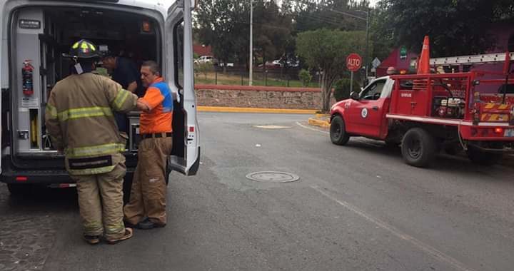Se electrocuta repartidor de gas en azotea de Gym