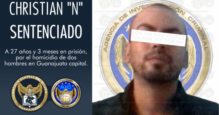 Homicida capitalino es sentenciado con más de 27 años de prisión