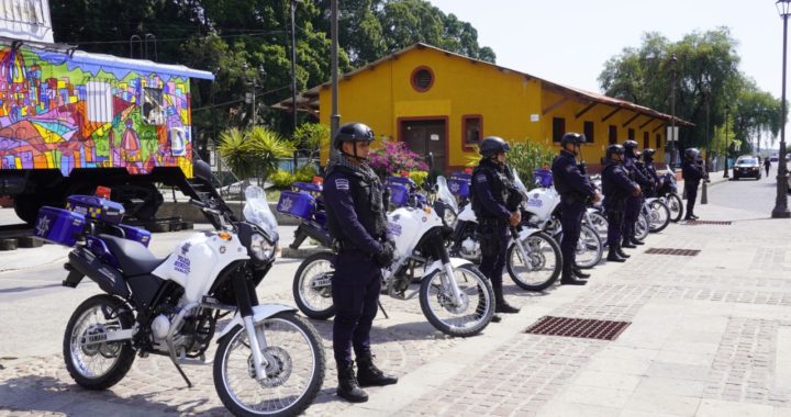 Llegan siete moto-patrullas a fortalecer la seguridad