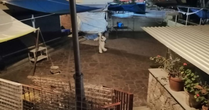 Desinfectan mercados en Guanajuato Capital