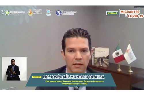 Realizan Webinario sobre personas migrantes y COVID-19