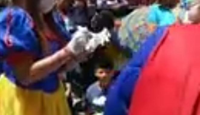 Rompen cuarentena para celebrar el día del niño