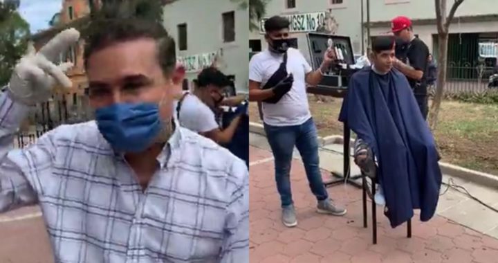 Alcalde incumple sus propias medidas ‘perras’; invita a que salgan a cortarse el pelo