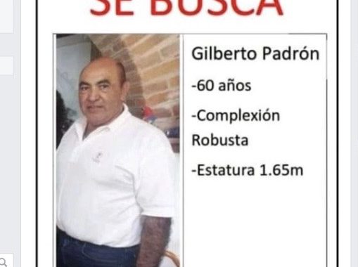 Gilberto falleció de un infarto al miocardio