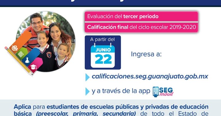 Calificaciones estarán en línea el 22 de junio