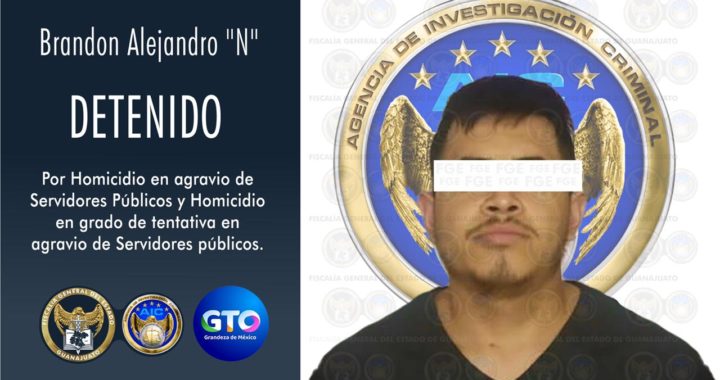 Capturan a líder de célula criminal; participó en multihomicidio de policías estatales