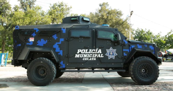 Entregan vehículo blindado “Black Mamba” al municipio de Celaya
