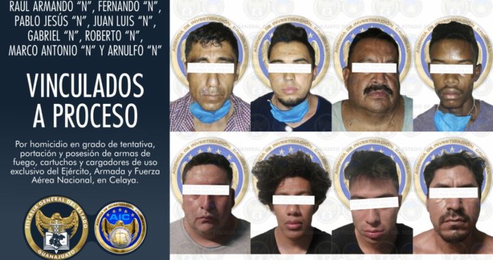 Van 8 a prisión por disparar a elementos de seguridad pública en Celaya