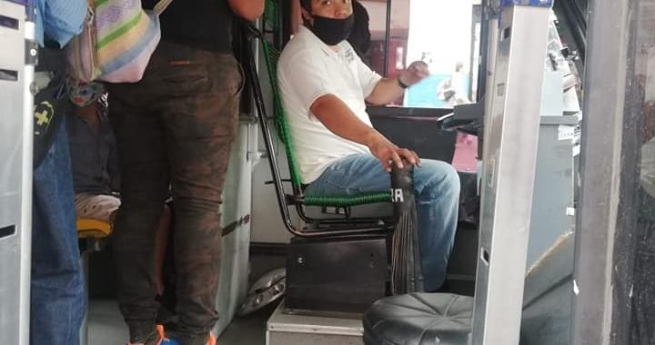 Multarán con 4mil pesos al transporte público que no use cubre bocas