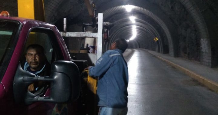 Rehabilitan el túnel Diego Rivera