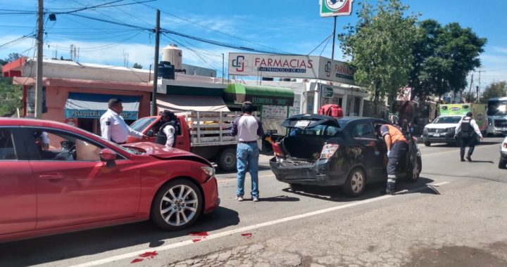 CHOQUE POR ALCANCE EN SANTA TERESA