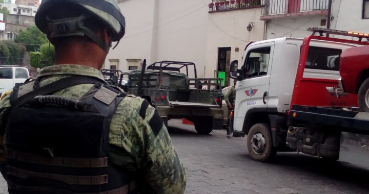 Vigilan zonas conflictivas efectivos de la Guardia Nacional