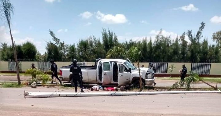 Repelen policías agresión de un grupo de civiles armados