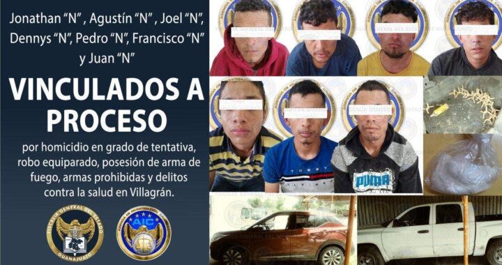 Siete vinculados a proceso por ataque a agentes de la AIC