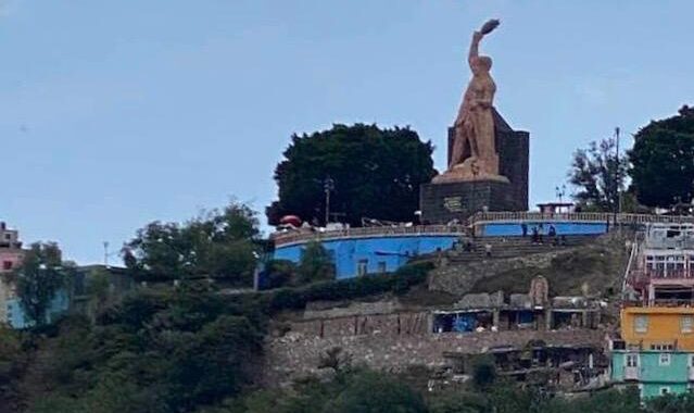 No hubo avisos de la pintura azul en el Pípila, hasta que reventó el escándalo