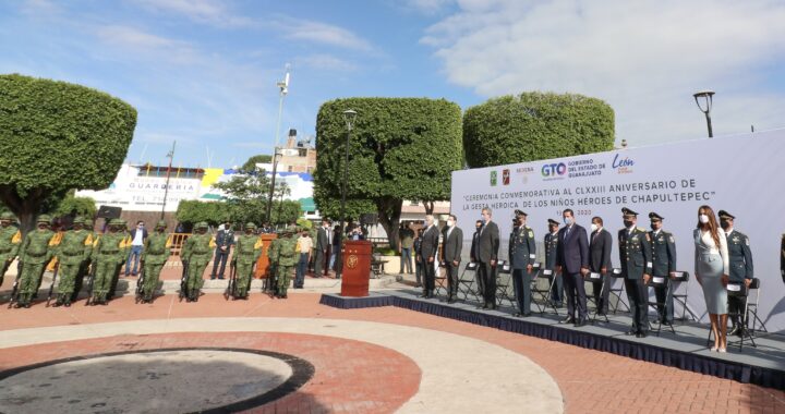 Conmemoran 173 Aniversario de la Gesta de los Niños Héroes de Chapultepec