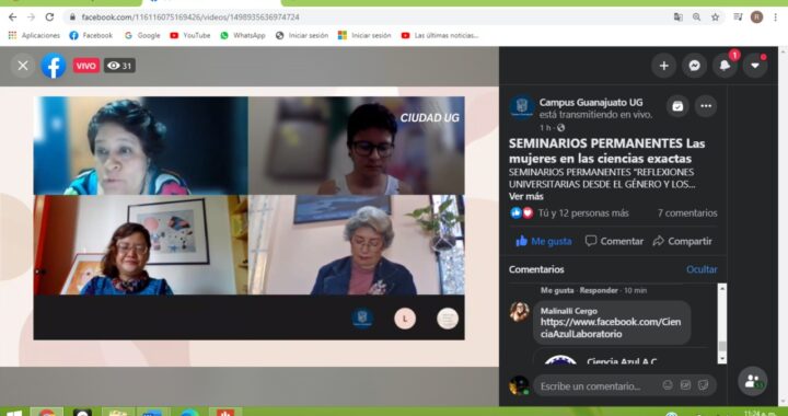 UG y mujeres en las ciencias exactas
