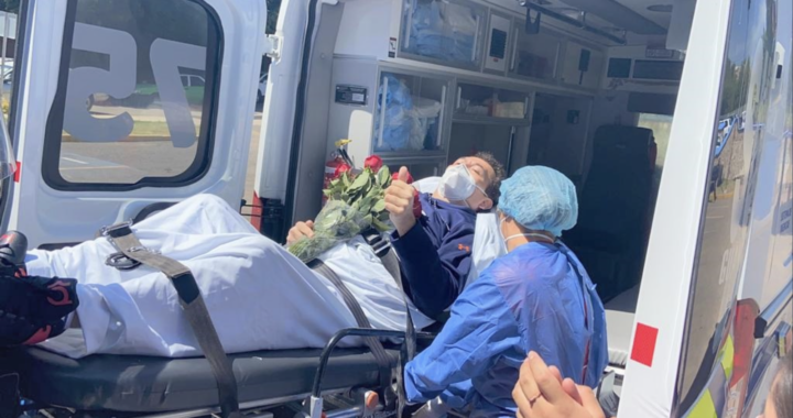Químico del sector Salud en la capital vence al COVID, pasó 50 días conectado (videos)